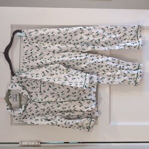 VGUC Petite Plume Evergreen Forest pajama set sz8